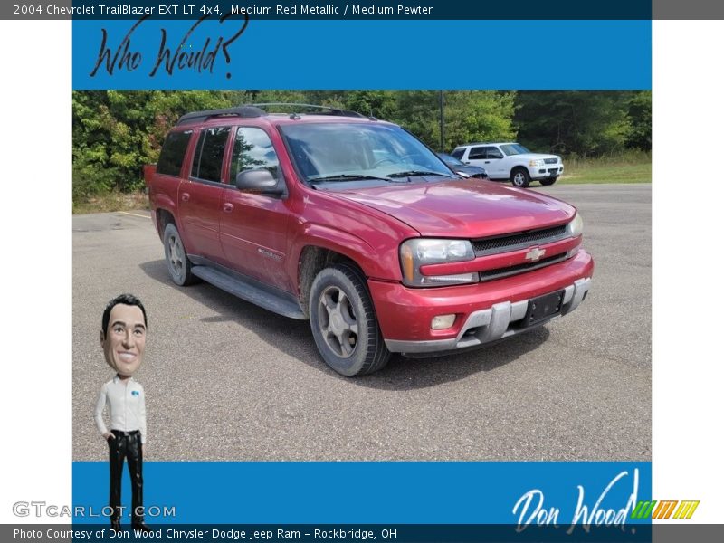 Medium Red Metallic / Medium Pewter 2004 Chevrolet TrailBlazer EXT LT 4x4