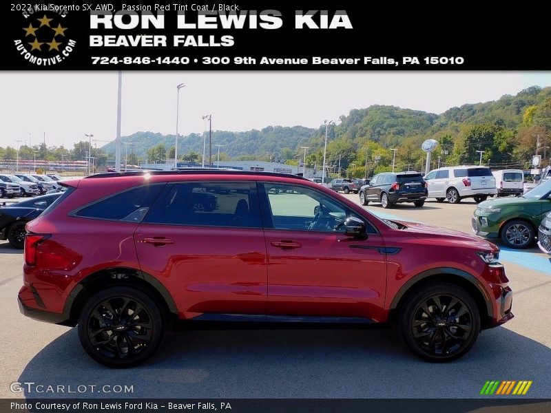 Passion Red Tint Coat / Black 2022 Kia Sorento SX AWD