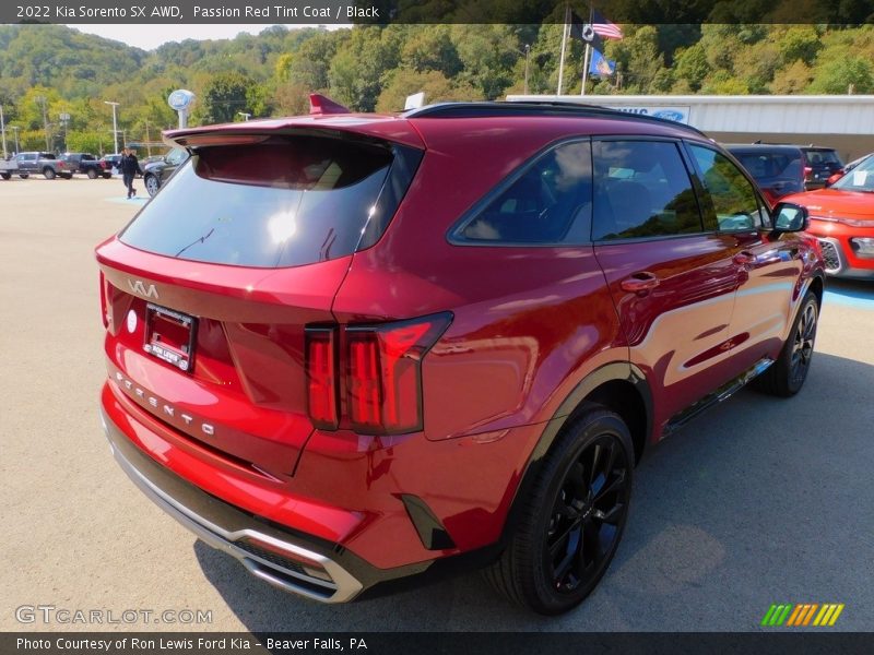 Passion Red Tint Coat / Black 2022 Kia Sorento SX AWD