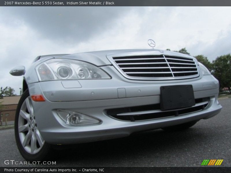 Iridium Silver Metallic / Black 2007 Mercedes-Benz S 550 Sedan