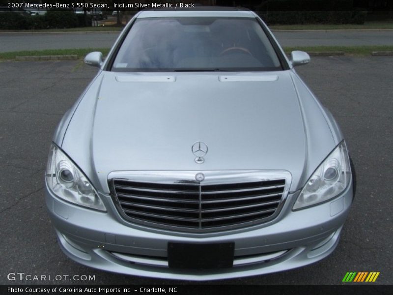 Iridium Silver Metallic / Black 2007 Mercedes-Benz S 550 Sedan
