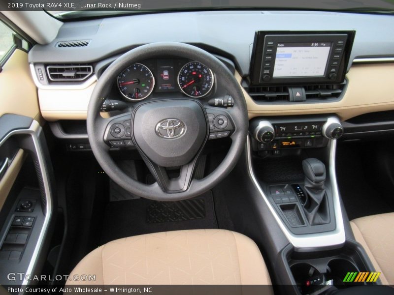 Lunar Rock / Nutmeg 2019 Toyota RAV4 XLE
