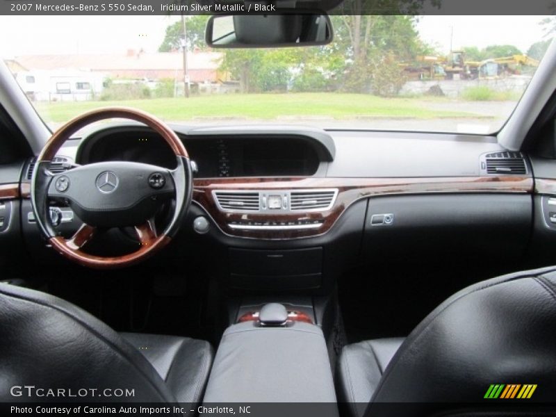 Iridium Silver Metallic / Black 2007 Mercedes-Benz S 550 Sedan