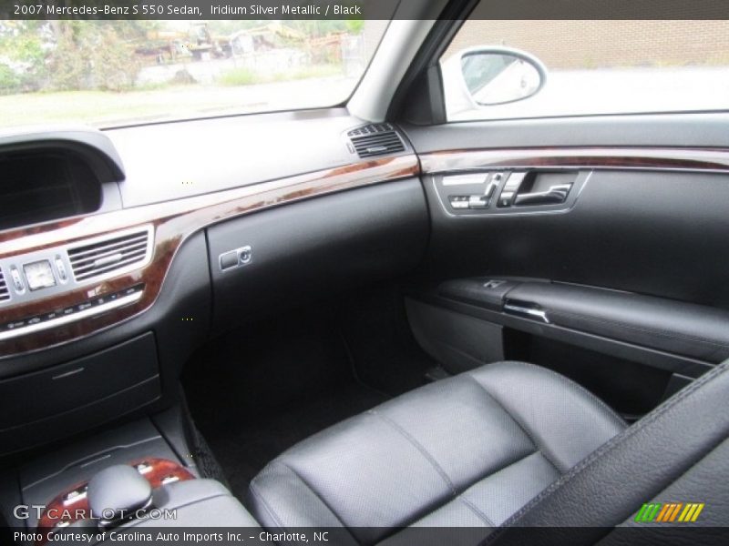 Iridium Silver Metallic / Black 2007 Mercedes-Benz S 550 Sedan
