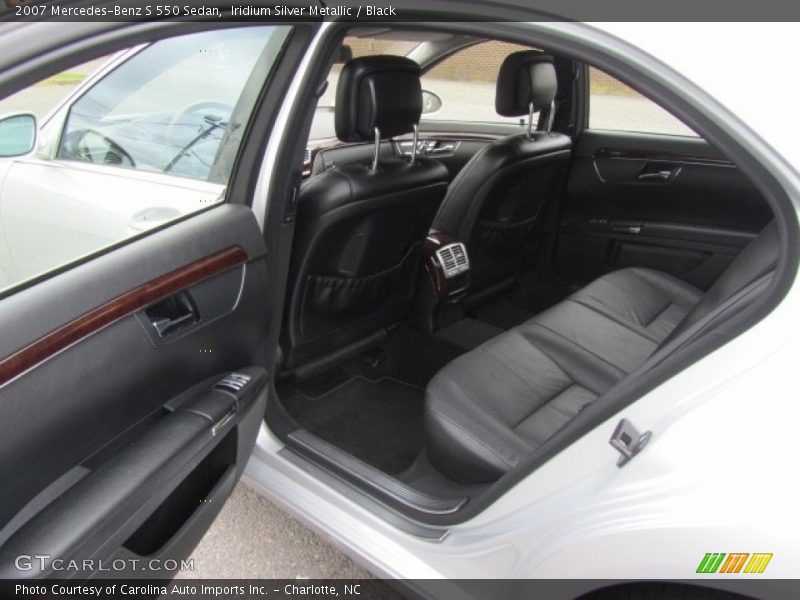 Iridium Silver Metallic / Black 2007 Mercedes-Benz S 550 Sedan