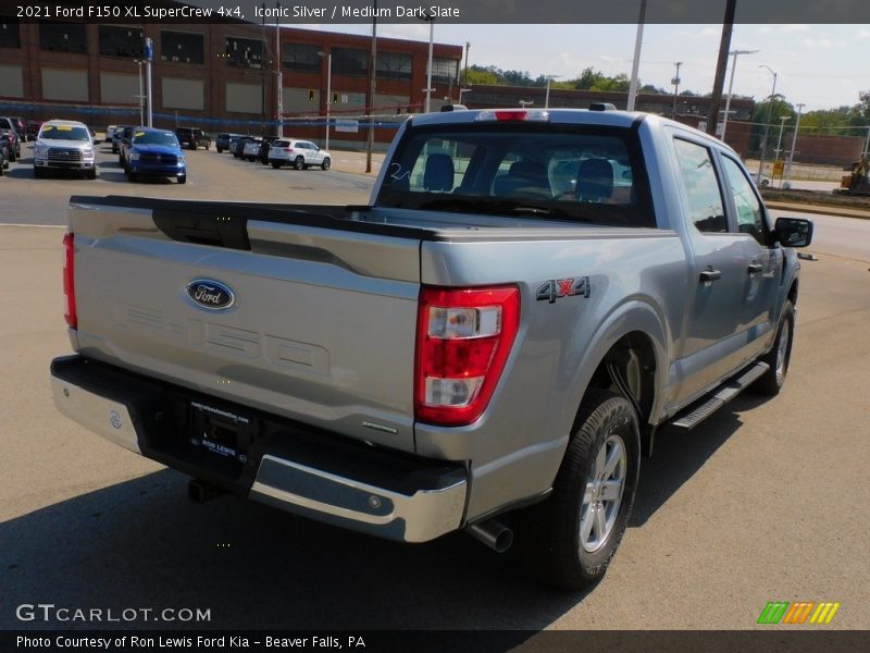 Iconic Silver / Medium Dark Slate 2021 Ford F150 XL SuperCrew 4x4