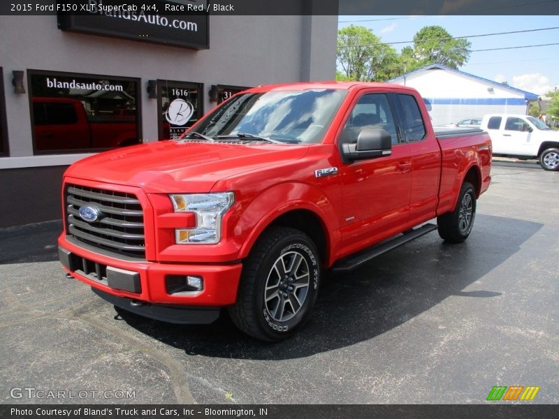 Race Red / Black 2015 Ford F150 XLT SuperCab 4x4