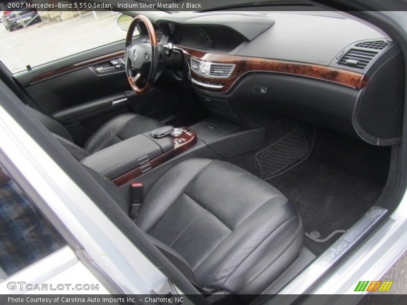 Iridium Silver Metallic / Black 2007 Mercedes-Benz S 550 Sedan