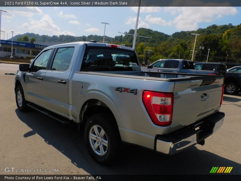 Iconic Silver / Medium Dark Slate 2021 Ford F150 XL SuperCrew 4x4