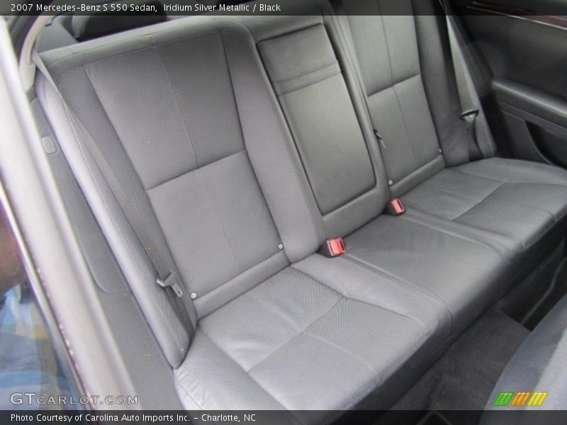 Iridium Silver Metallic / Black 2007 Mercedes-Benz S 550 Sedan