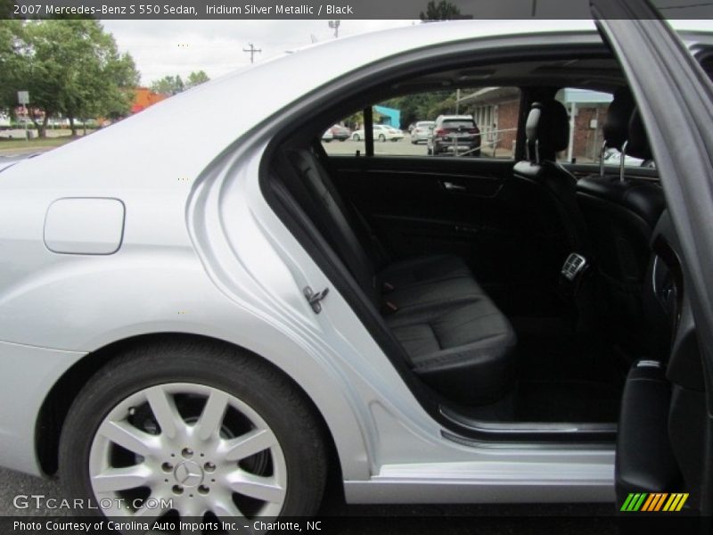 Iridium Silver Metallic / Black 2007 Mercedes-Benz S 550 Sedan