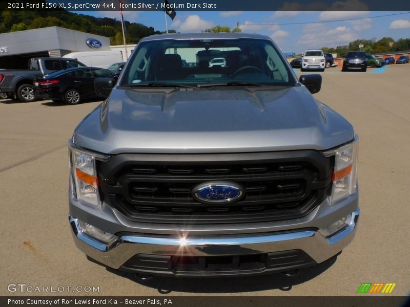 Iconic Silver / Medium Dark Slate 2021 Ford F150 XL SuperCrew 4x4