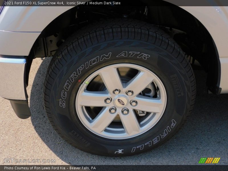 Iconic Silver / Medium Dark Slate 2021 Ford F150 XL SuperCrew 4x4
