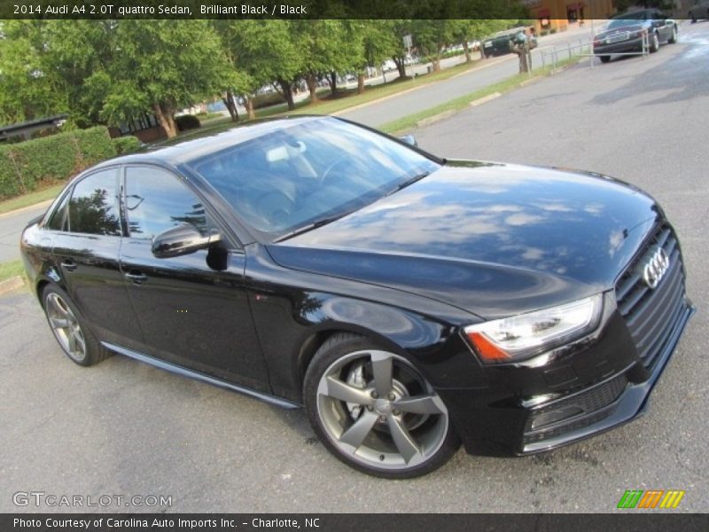 Brilliant Black / Black 2014 Audi A4 2.0T quattro Sedan