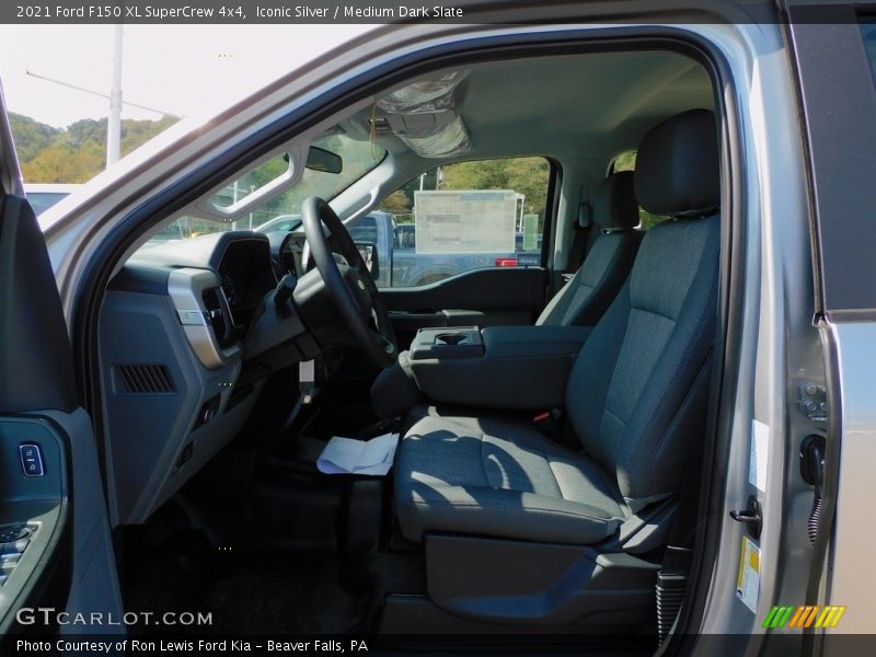 Iconic Silver / Medium Dark Slate 2021 Ford F150 XL SuperCrew 4x4