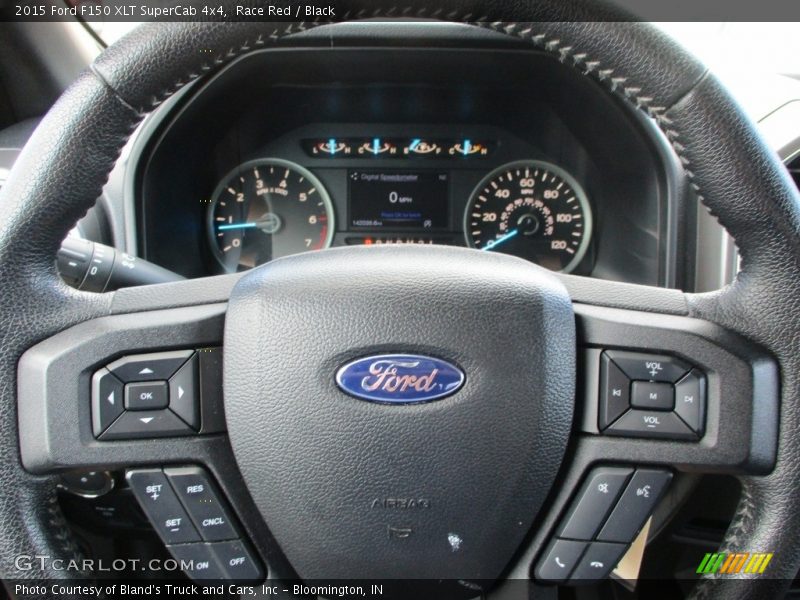 Race Red / Black 2015 Ford F150 XLT SuperCab 4x4