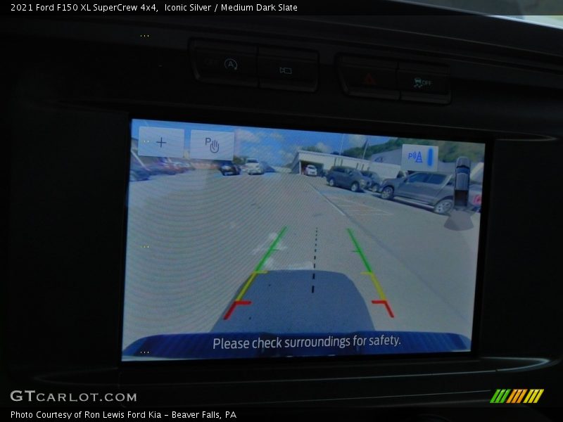 Iconic Silver / Medium Dark Slate 2021 Ford F150 XL SuperCrew 4x4