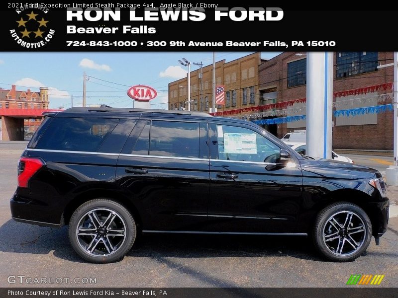 Agate Black / Ebony 2021 Ford Expedition Limited Stealth Package 4x4