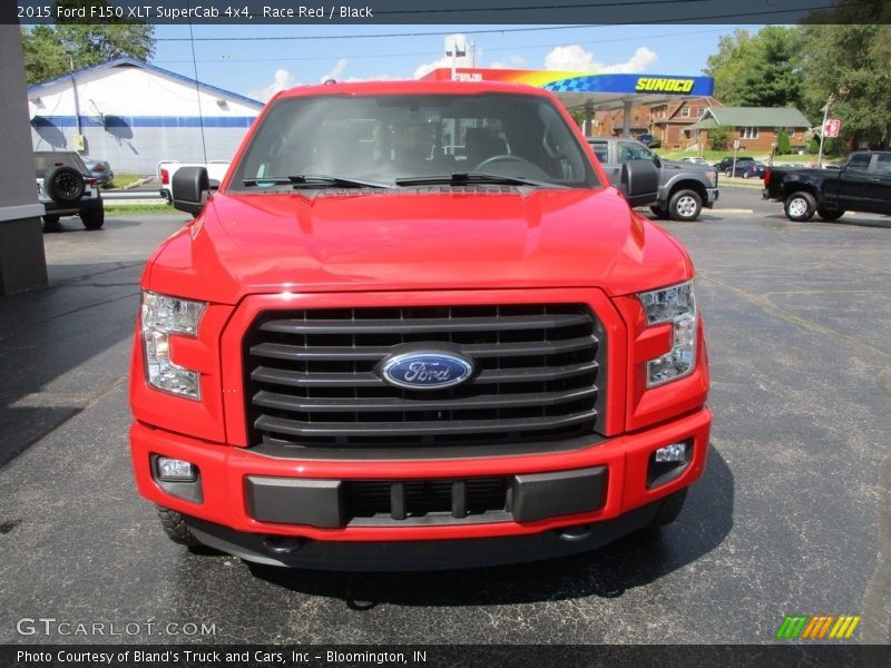 Race Red / Black 2015 Ford F150 XLT SuperCab 4x4