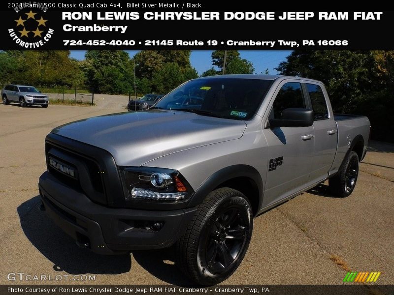 Billet Silver Metallic / Black 2021 Ram 1500 Classic Quad Cab 4x4