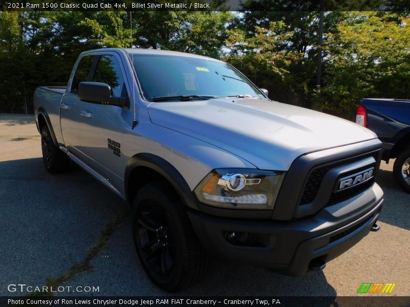 Billet Silver Metallic / Black 2021 Ram 1500 Classic Quad Cab 4x4