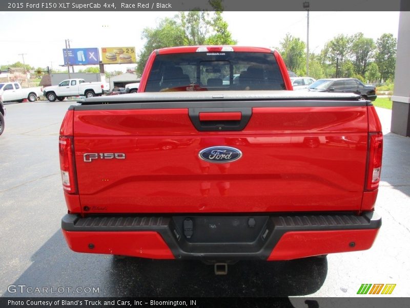 Race Red / Black 2015 Ford F150 XLT SuperCab 4x4