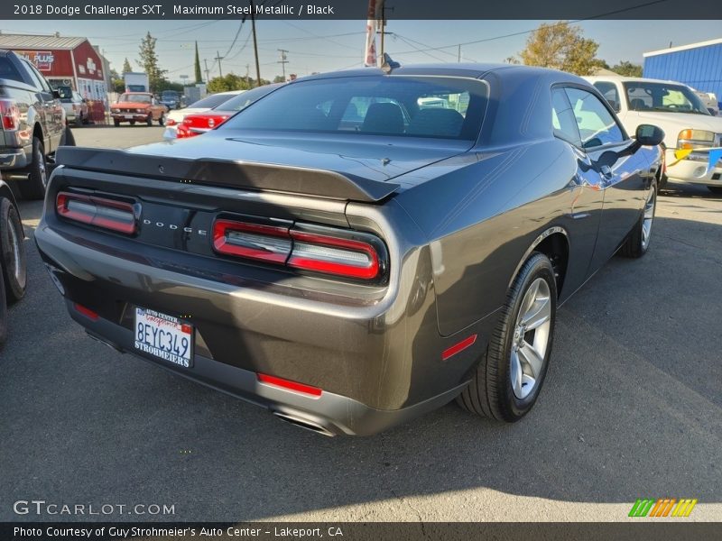 Maximum Steel Metallic / Black 2018 Dodge Challenger SXT