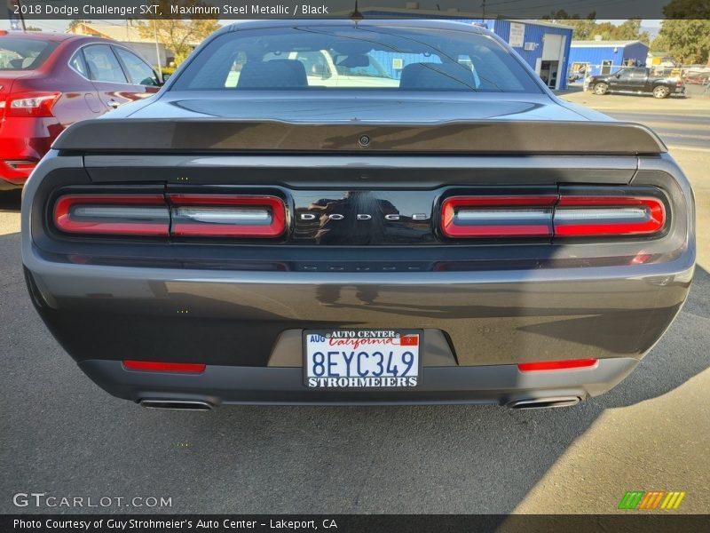 Maximum Steel Metallic / Black 2018 Dodge Challenger SXT