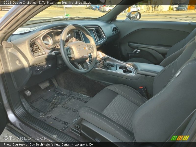Maximum Steel Metallic / Black 2018 Dodge Challenger SXT