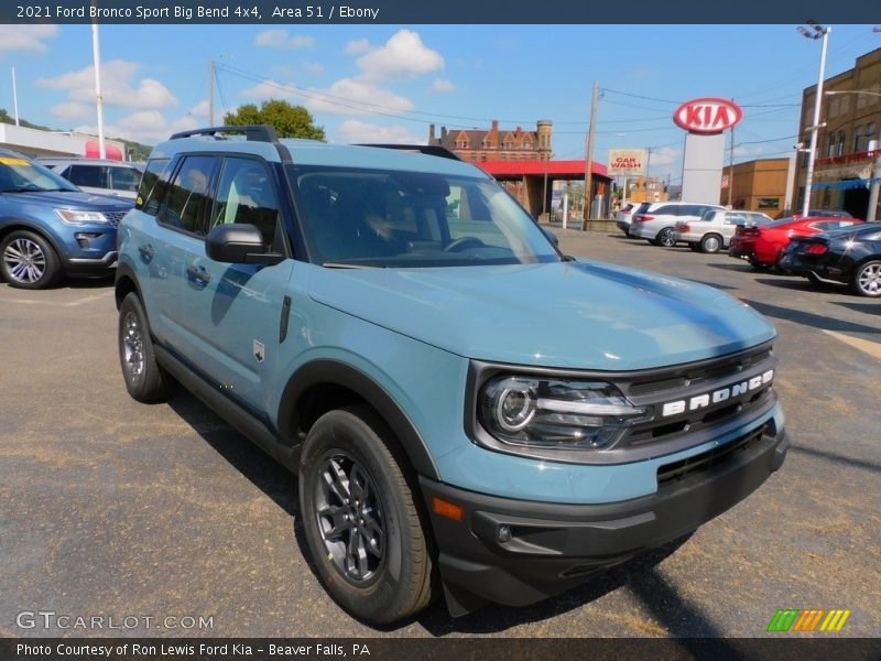 Front 3/4 View of 2021 Bronco Sport Big Bend 4x4