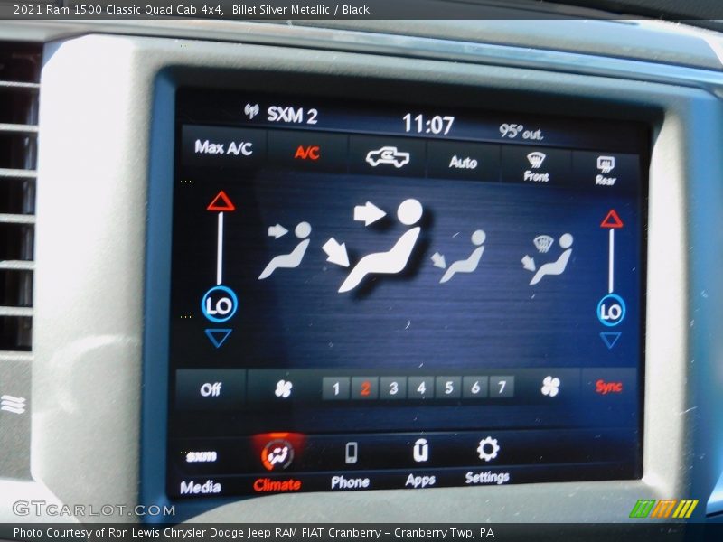 Billet Silver Metallic / Black 2021 Ram 1500 Classic Quad Cab 4x4