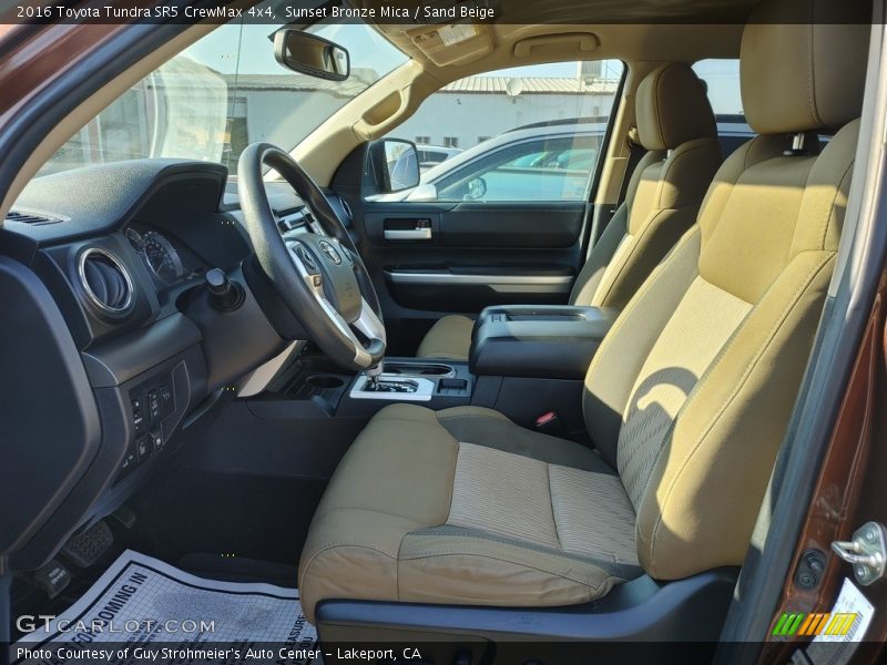 Sunset Bronze Mica / Sand Beige 2016 Toyota Tundra SR5 CrewMax 4x4