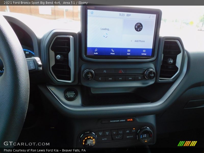 Area 51 / Ebony 2021 Ford Bronco Sport Big Bend 4x4