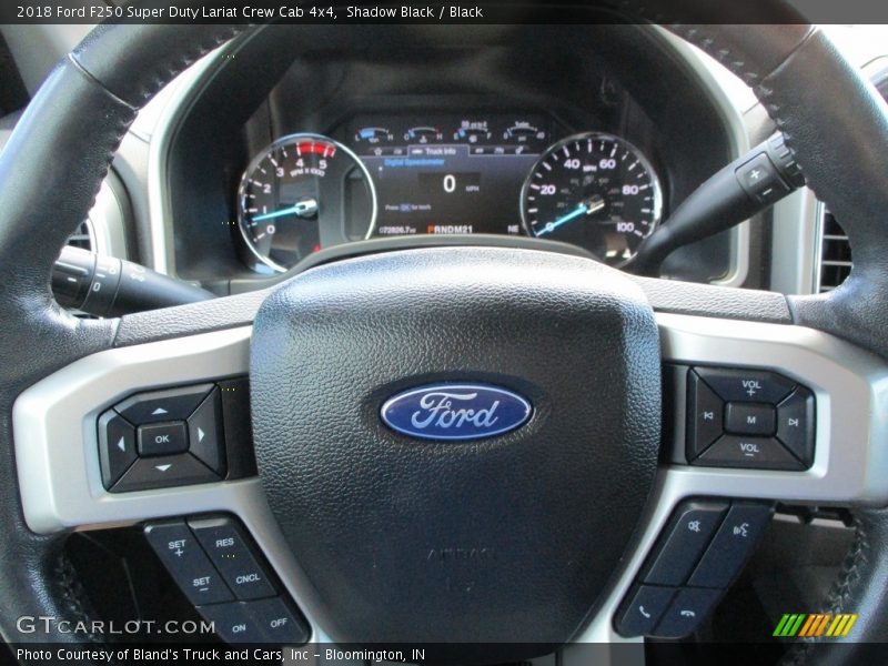 Shadow Black / Black 2018 Ford F250 Super Duty Lariat Crew Cab 4x4