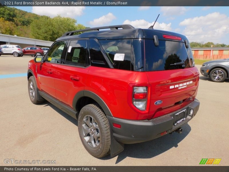 Rapid Red Metallic / Ebony/Roast 2021 Ford Bronco Sport Badlands 4x4