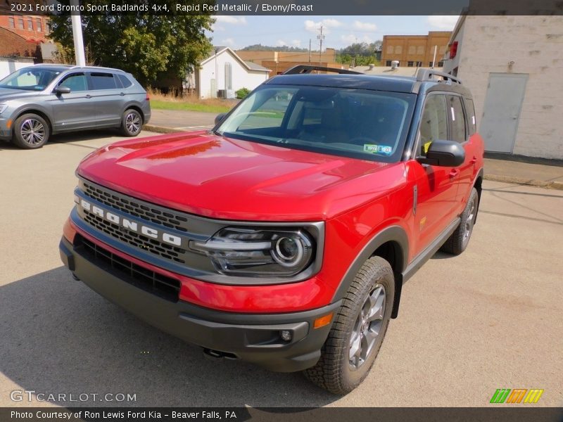 Rapid Red Metallic / Ebony/Roast 2021 Ford Bronco Sport Badlands 4x4