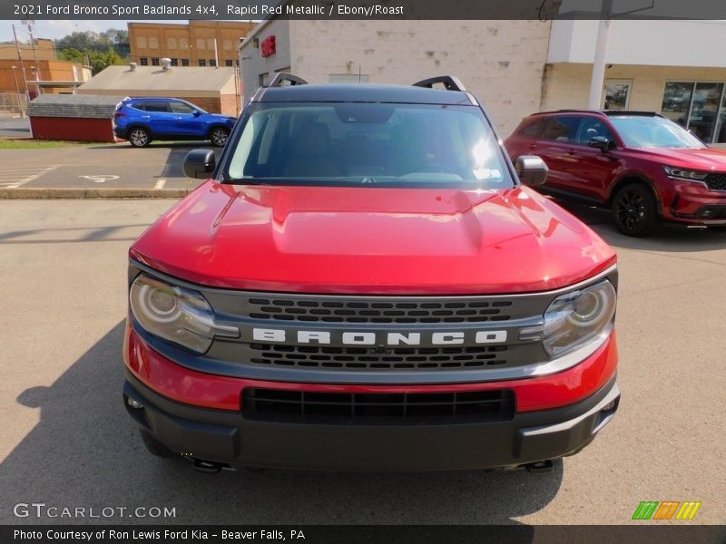 Rapid Red Metallic / Ebony/Roast 2021 Ford Bronco Sport Badlands 4x4