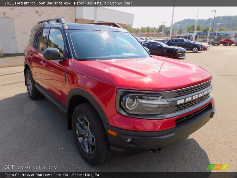 Rapid Red Metallic / Ebony/Roast 2021 Ford Bronco Sport Badlands 4x4