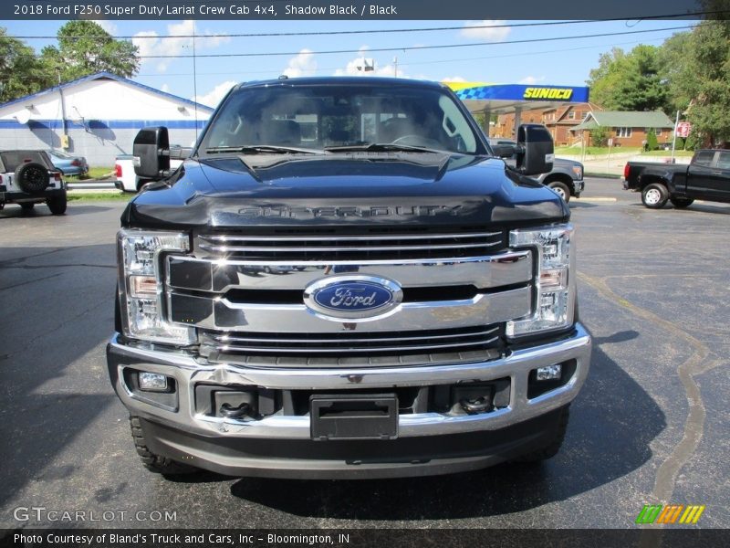 Shadow Black / Black 2018 Ford F250 Super Duty Lariat Crew Cab 4x4