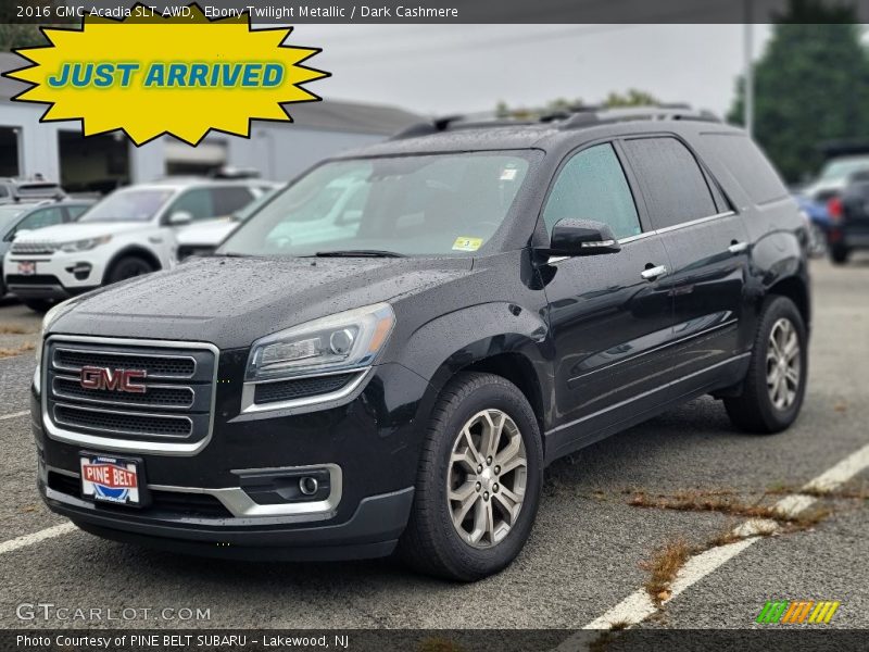 Ebony Twilight Metallic / Dark Cashmere 2016 GMC Acadia SLT AWD