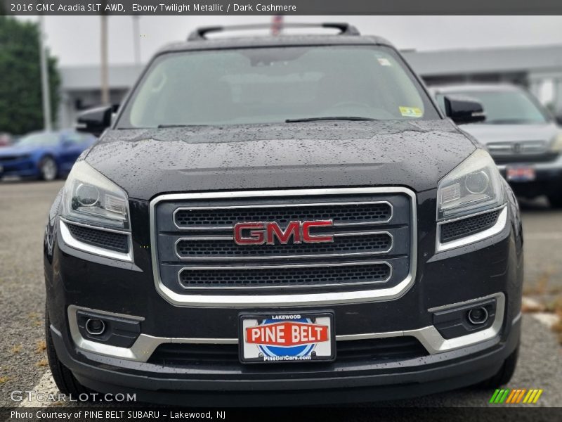 Ebony Twilight Metallic / Dark Cashmere 2016 GMC Acadia SLT AWD