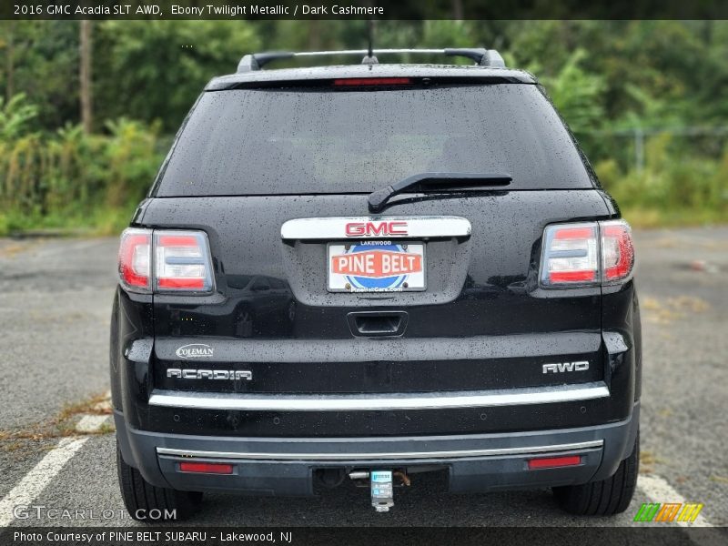 Ebony Twilight Metallic / Dark Cashmere 2016 GMC Acadia SLT AWD