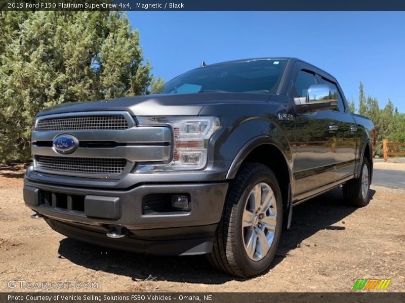 Magnetic / Black 2019 Ford F150 Platinum SuperCrew 4x4