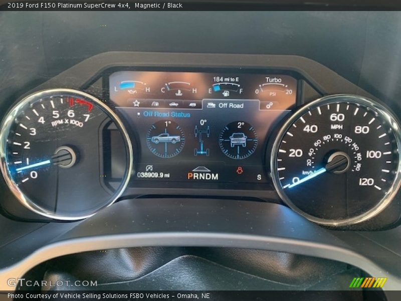 Magnetic / Black 2019 Ford F150 Platinum SuperCrew 4x4