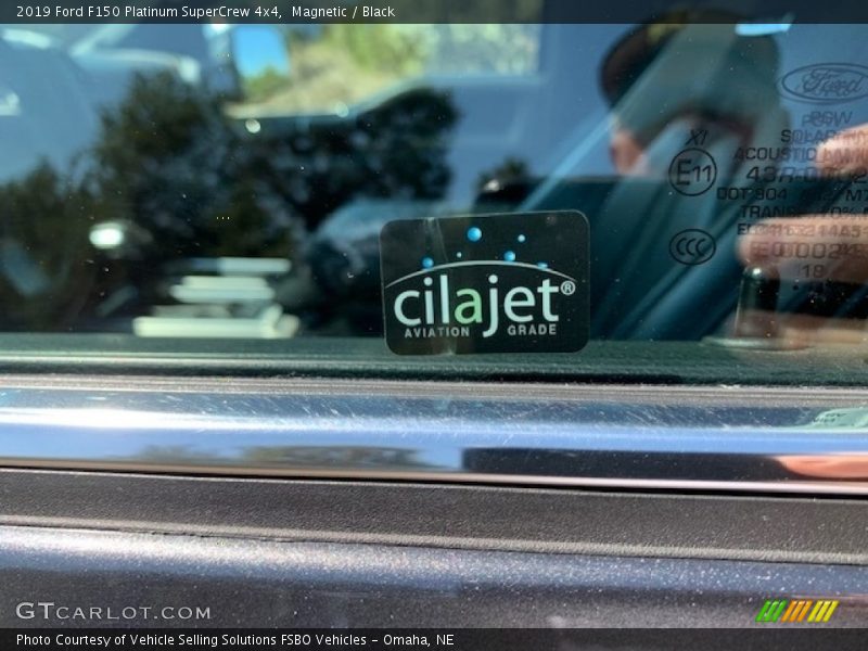 Magnetic / Black 2019 Ford F150 Platinum SuperCrew 4x4