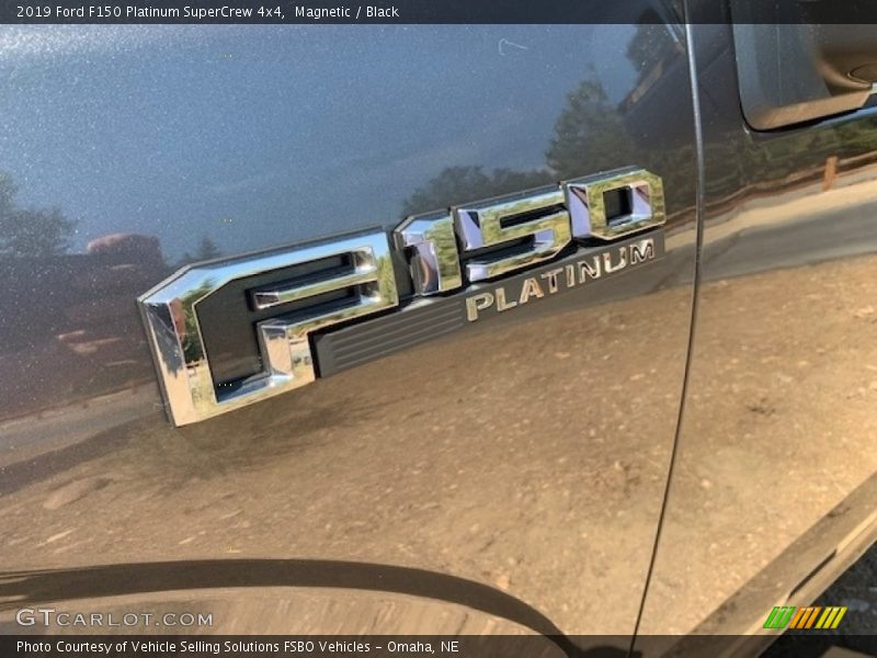 Magnetic / Black 2019 Ford F150 Platinum SuperCrew 4x4