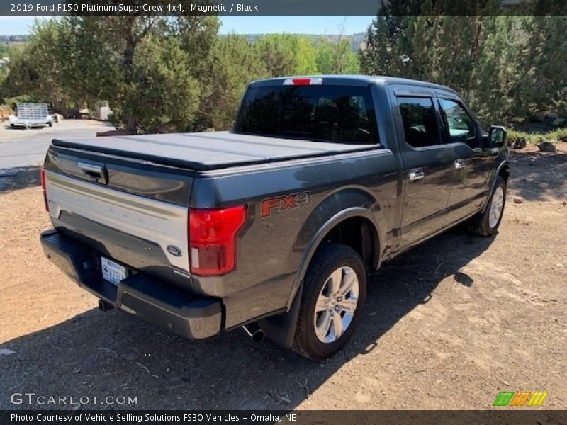 Magnetic / Black 2019 Ford F150 Platinum SuperCrew 4x4