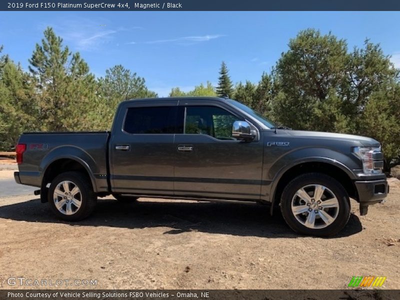 Magnetic / Black 2019 Ford F150 Platinum SuperCrew 4x4