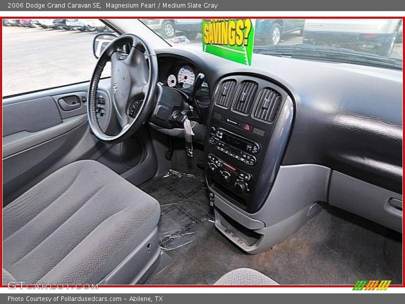 Magnesium Pearl / Medium Slate Gray 2006 Dodge Grand Caravan SE