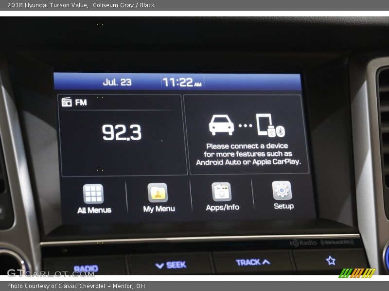 Coliseum Gray / Black 2018 Hyundai Tucson Value